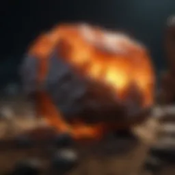 Luminous Glow Rock Revealing Hidden Beauty