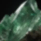 Ethereal Green Crystal with Unique Markings