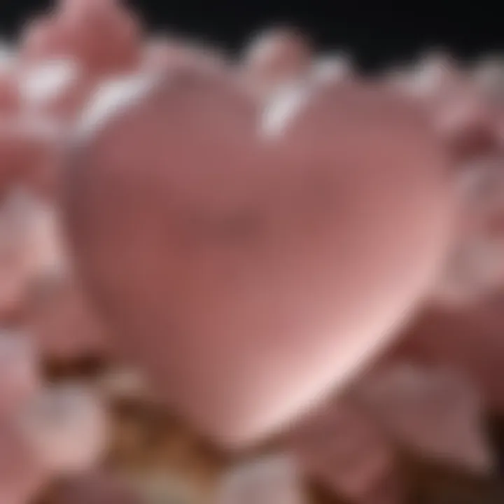 Rose Quartz Heart-Shaped Crystal