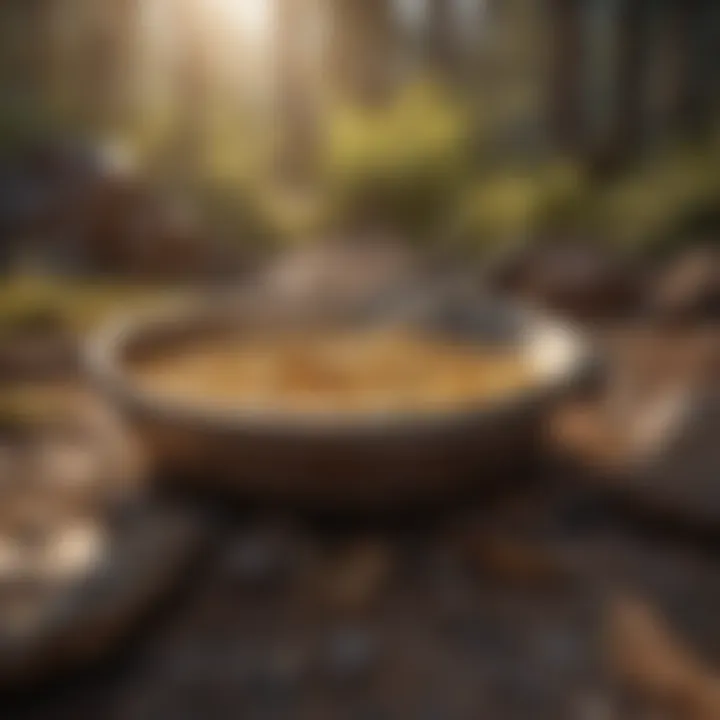 High-quality gold panning gear showcased in a refined environment