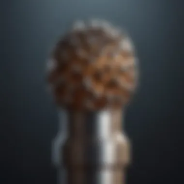 Close-up of a drill bit for gemstones