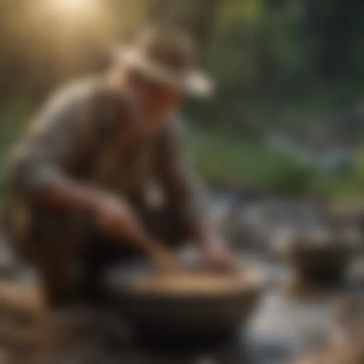 Sustainable practices in gold panning