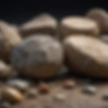 Before and After: The Impact of Polishing on Rocks An assortment of rocks before and after polishing, illustrating the transformation