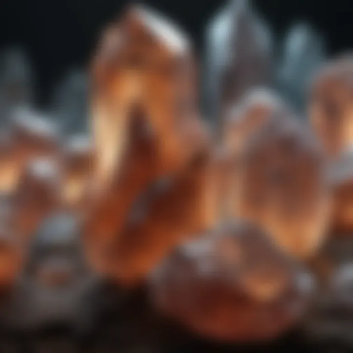 Comparative display of real versus synthetic crystals highlighting key differences
