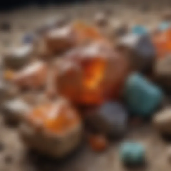 A detailed chart of mineral properties used in rock identification.