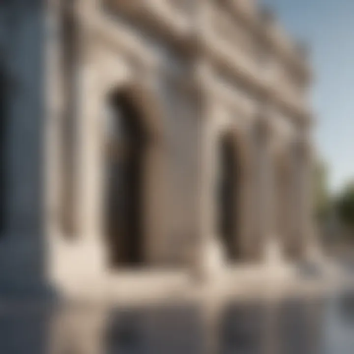 Modern architectural marvels featuring marble as a key design element
