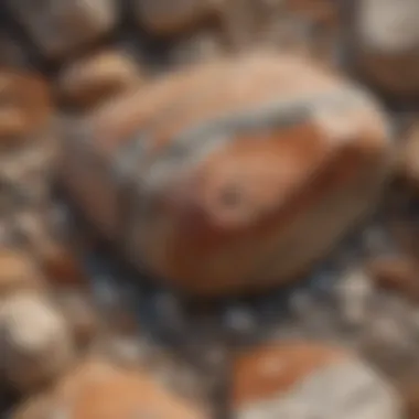 Magnified Indian Mountain Whetstone Surface