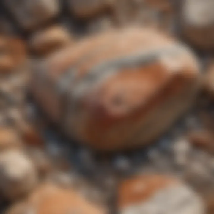 Magnified Indian Mountain Whetstone Surface