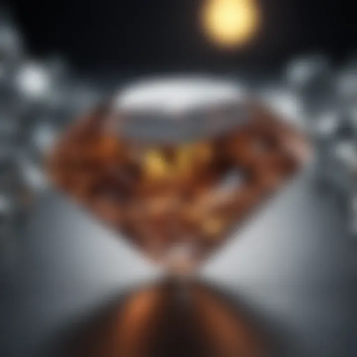 Industrial applications of synthetic diamonds in technology.