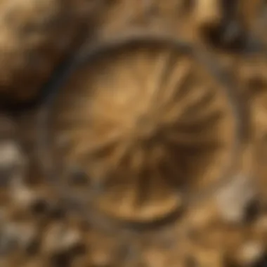 Intricate fossils embedded in unsearched gold paydirt