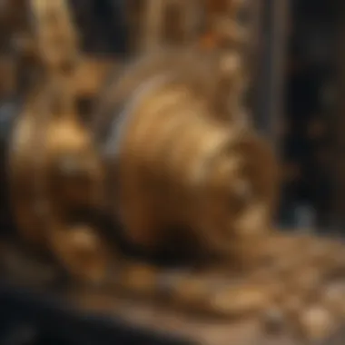 Intricate Machinery Used in Gold Extraction