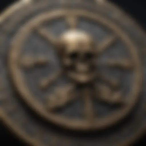 Intricate Pirate Coin Design