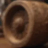 Intricate wood carving with Dremel tool