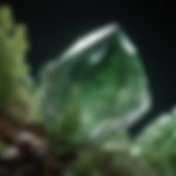Intriguing Green Crystal Formation
