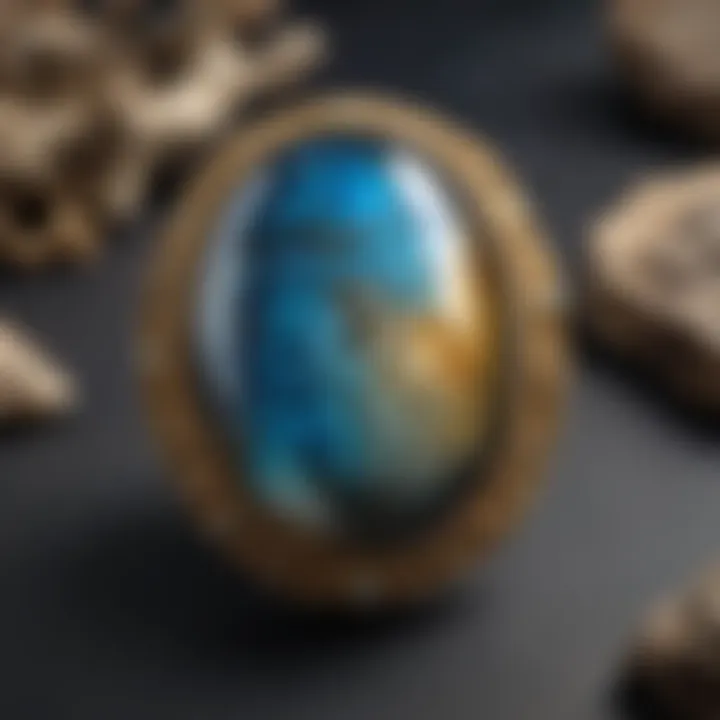 Opulent Labradorite Cabochon