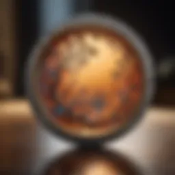 Elegant gemstone loupe with intricate design