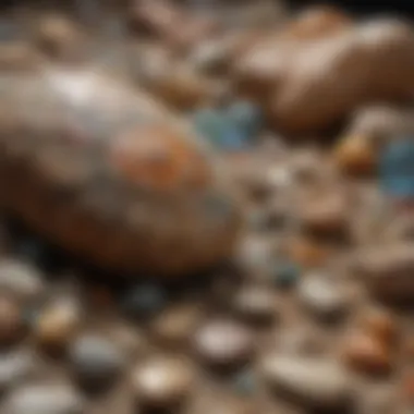 Creative Applications Artistic creation using ground rocks and fossils