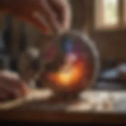 Exquisite Lapidary Saw in Action