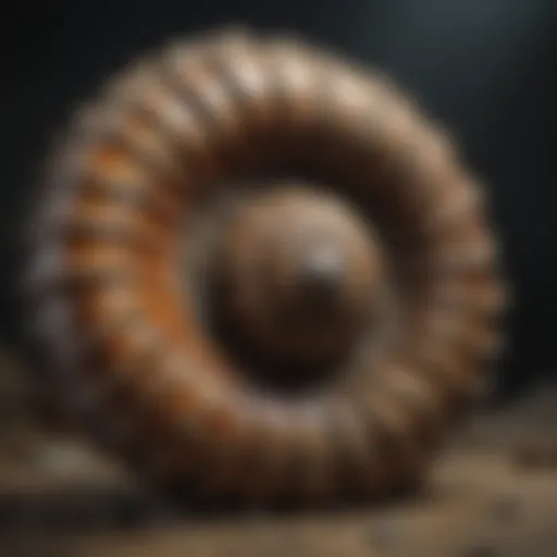 Beautifully Preserved Ammonite Fossil