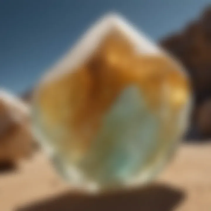 Radiant Colors of Libyan Desert Glass