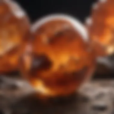 Deep Earth Brilliance Luminous Jewel from Earth's Depths