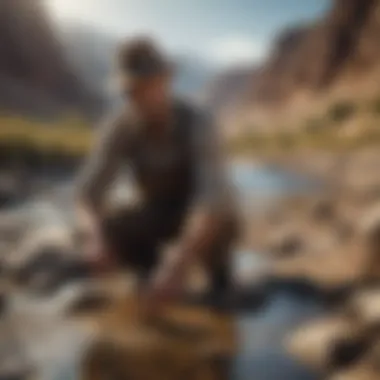 Gold Panning Techniques in Riverbeds