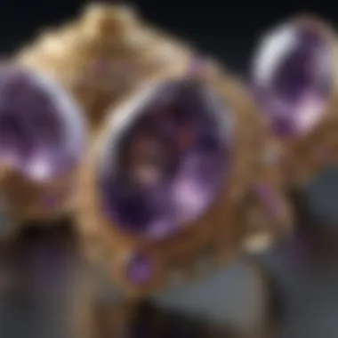 Luxurious Amethyst Crystal Jewelry