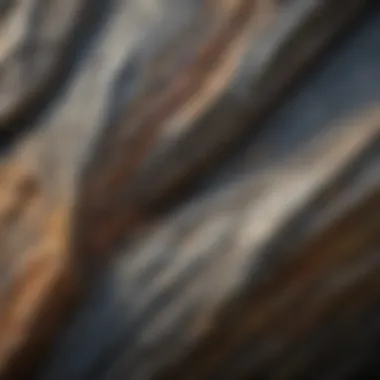 Intricate Details of Schist Rock at a Glance Macroscopic View of Schist Rock