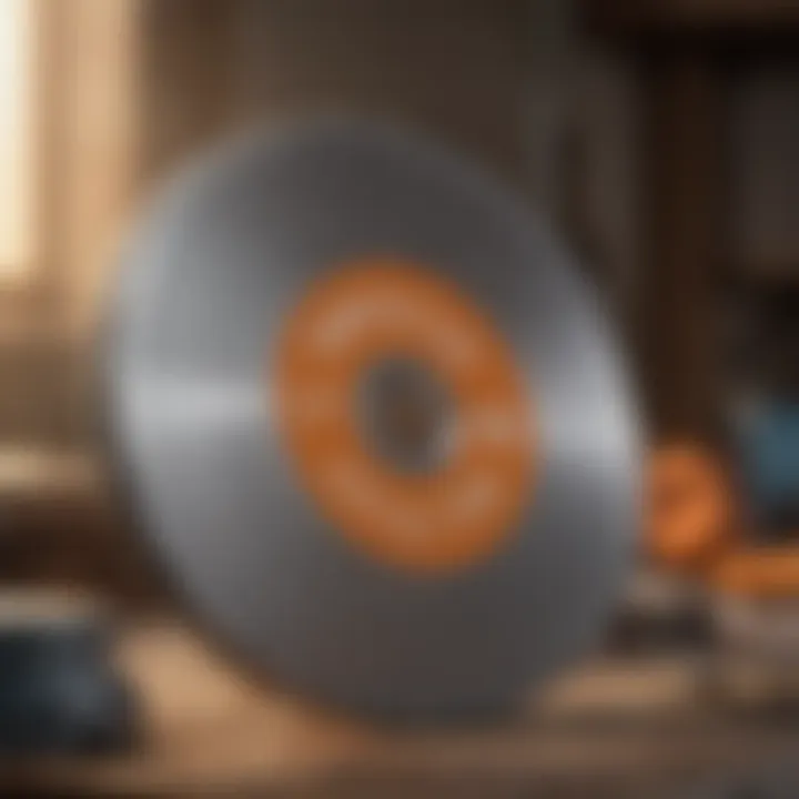 Maintenance tools for lapidary trim saw blades