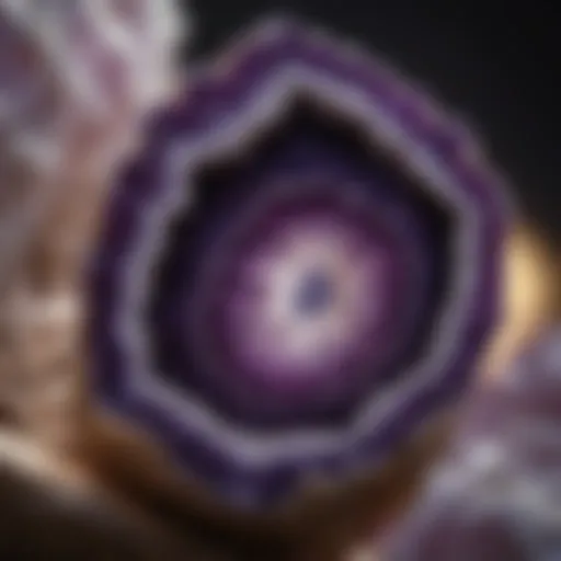 Majestic Amethyst Geode showcasing intricate crystalline patterns