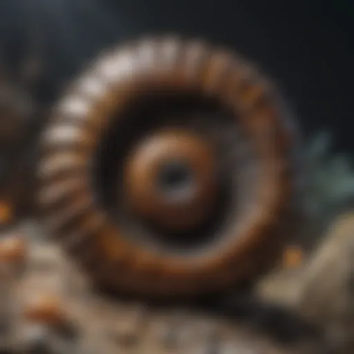 Majestic Ammonite Fossil