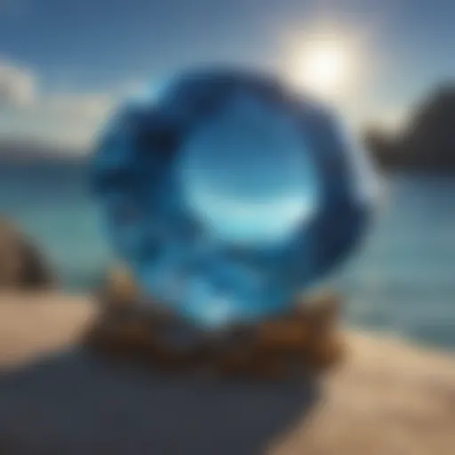 Majestic Azure Horizon Gemstone