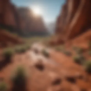 Majestic Red Rock Formations in Matrix Colorado