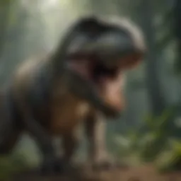 Majestic Tyrannosaurus Rex in Jurassic World