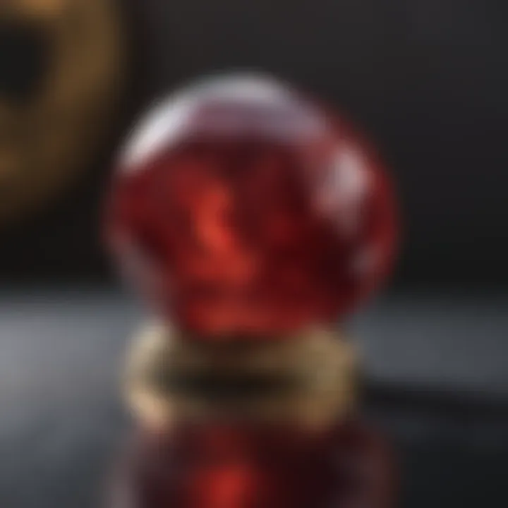 Masterful Ruby Stone Polishing Technique