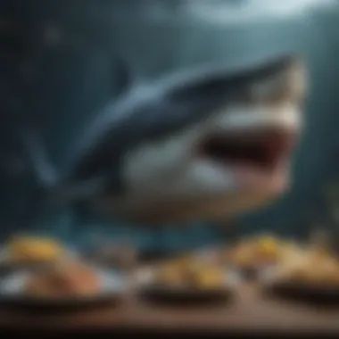 Feeding Behavior - Megalodon's Dining Etiquette