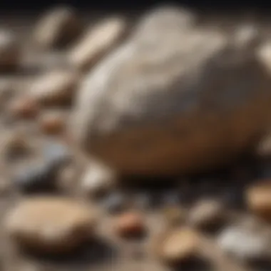 Collection of rocks and fossils for testing