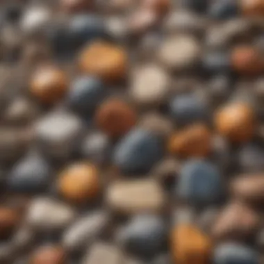 Essential materials for rock tumbling including grit and rough stones
