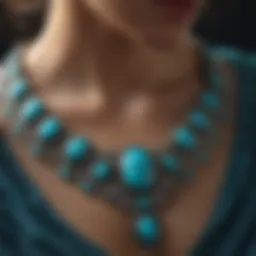 Exquisite Sleeping Beauty Turquoise Necklace