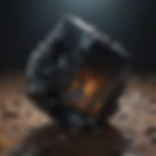 Glistening Obsidian Specimen