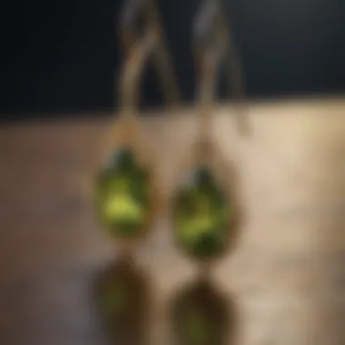 Olivine Earrings Crafted with Precision Olivine Earrings Crafted with Precision