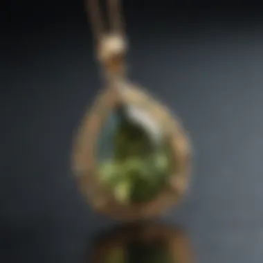 Olivine Pendant Necklace Reflecting Elegance Olivine Pendant Necklace Reflecting Elegance