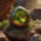 Peridotite Gemstone in Earth's Mantle