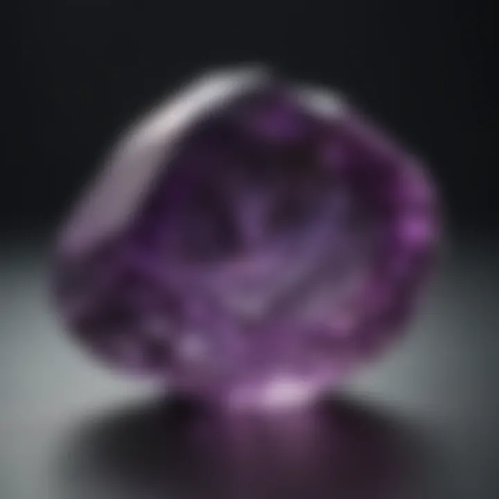 Radiant Amethyst Polished Stone