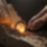 Fine-tuned Cutting Technique Precision cutting of a geological specimen