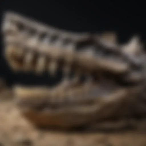 Prehistoric Megalodon Jaw Fossil