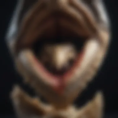 Microscopic View of Prehistoric Shark Tooth Prehistoric Shark Tooth Microscopy