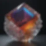 Prismatic Splendor of Large Raw Crystal