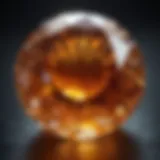 Radiant Amber Glow Gemstone