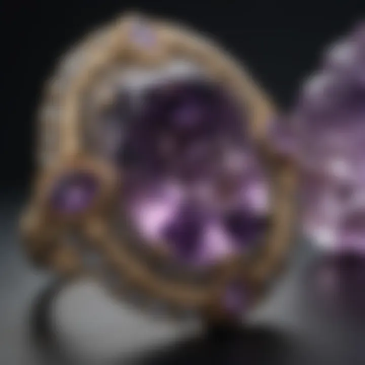 Radiant Amethyst Crystal Jewelry